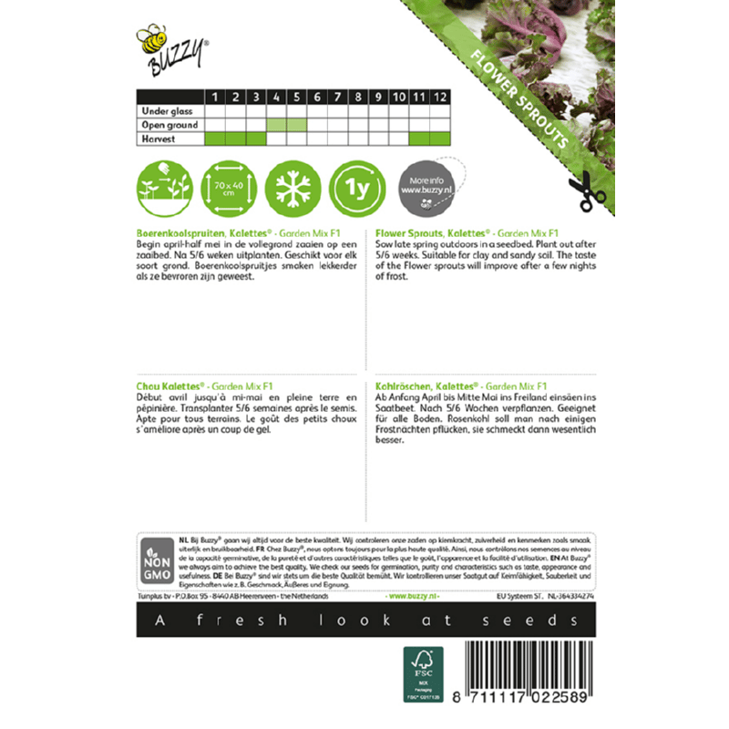 Blomsterkål - Kalettes - Garden Mix F1