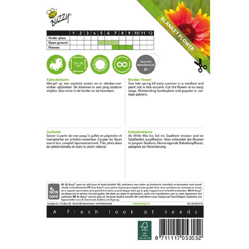 Børste-Kokarde - Gaillardia aristata