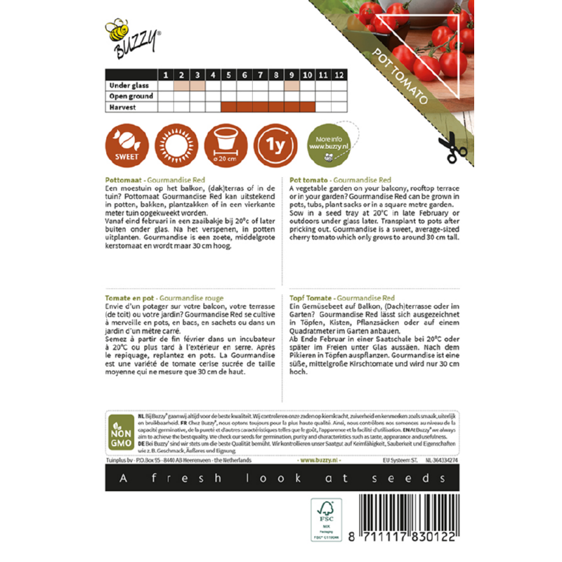 Snack tomat - Gourmandise Red