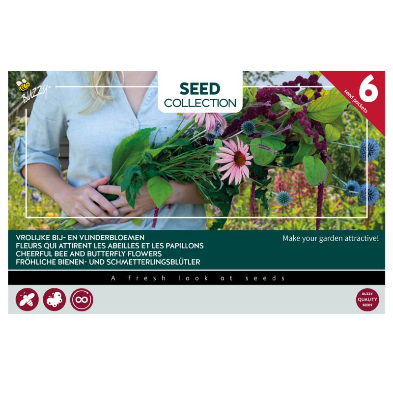 6 blomstersorter til bier og sommerfugle