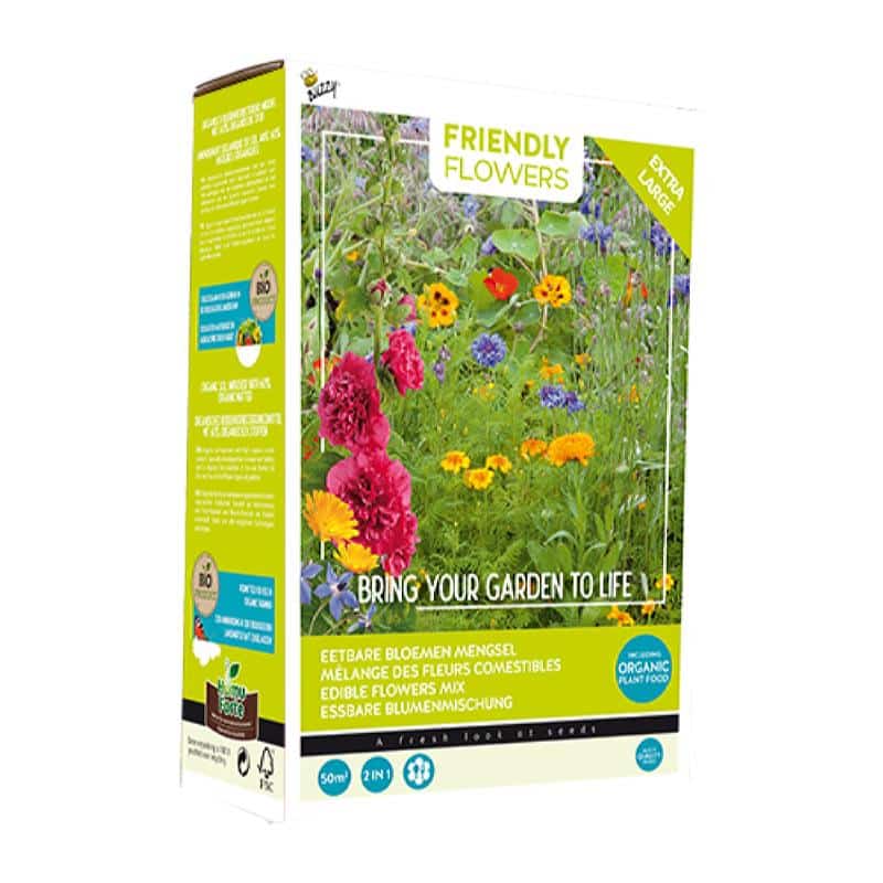 Blomsterblanding - XL - Spiselige Blomster 50m2