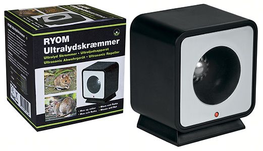 Ultralydskræmmer mod gnaver 50m2