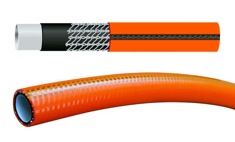 Vandslange orange 1/2" 4-Lag Arm.25M