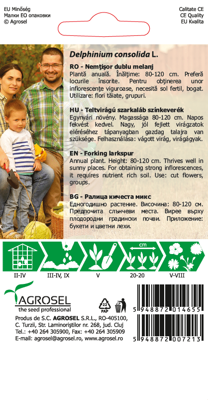 Sommerridderspore - Delphinum consolida L. - PG2