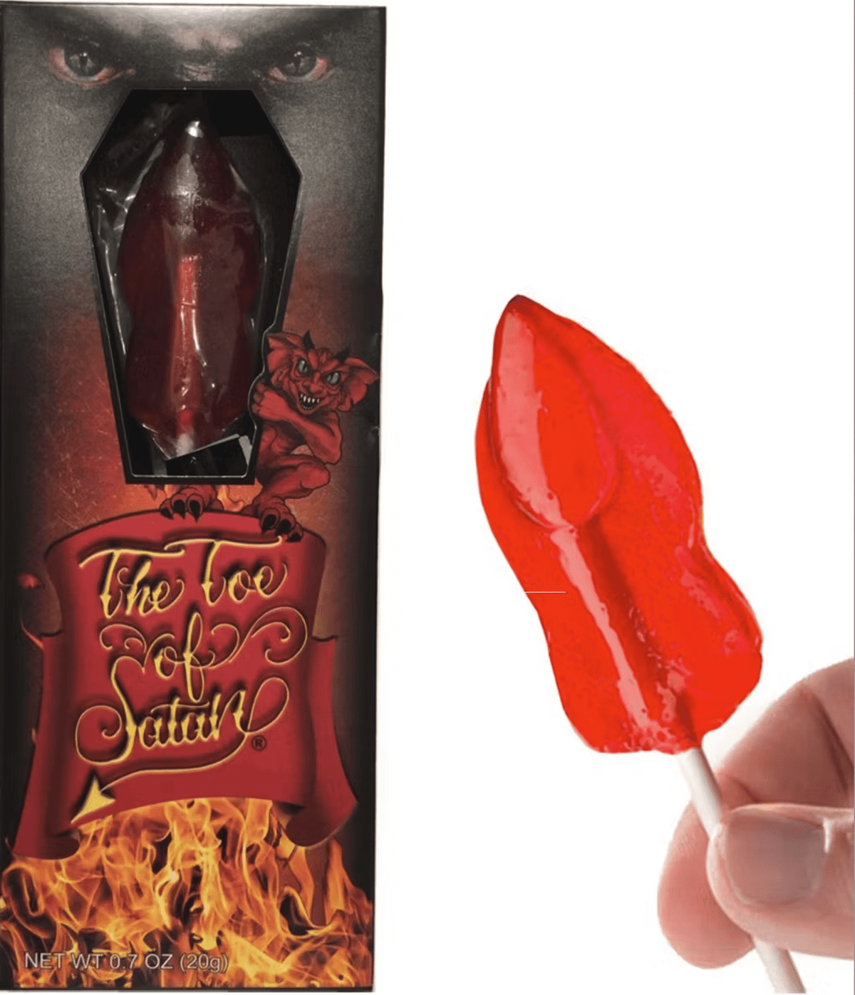 The toe of Satan - Slikkepind