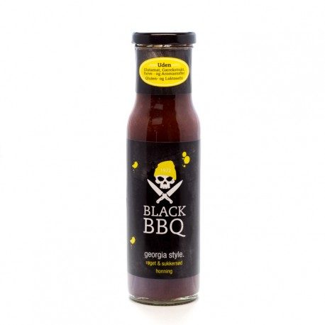 Black BBQ Sauce - Georgia style. Røget & Sukkersød honning