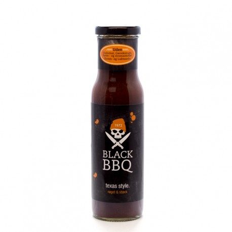 Black BBQ Sauce - Texas style. Røget og Stærk