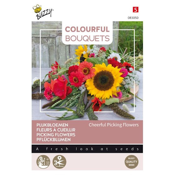 Buket Blomster - Cheerful Picking Mix