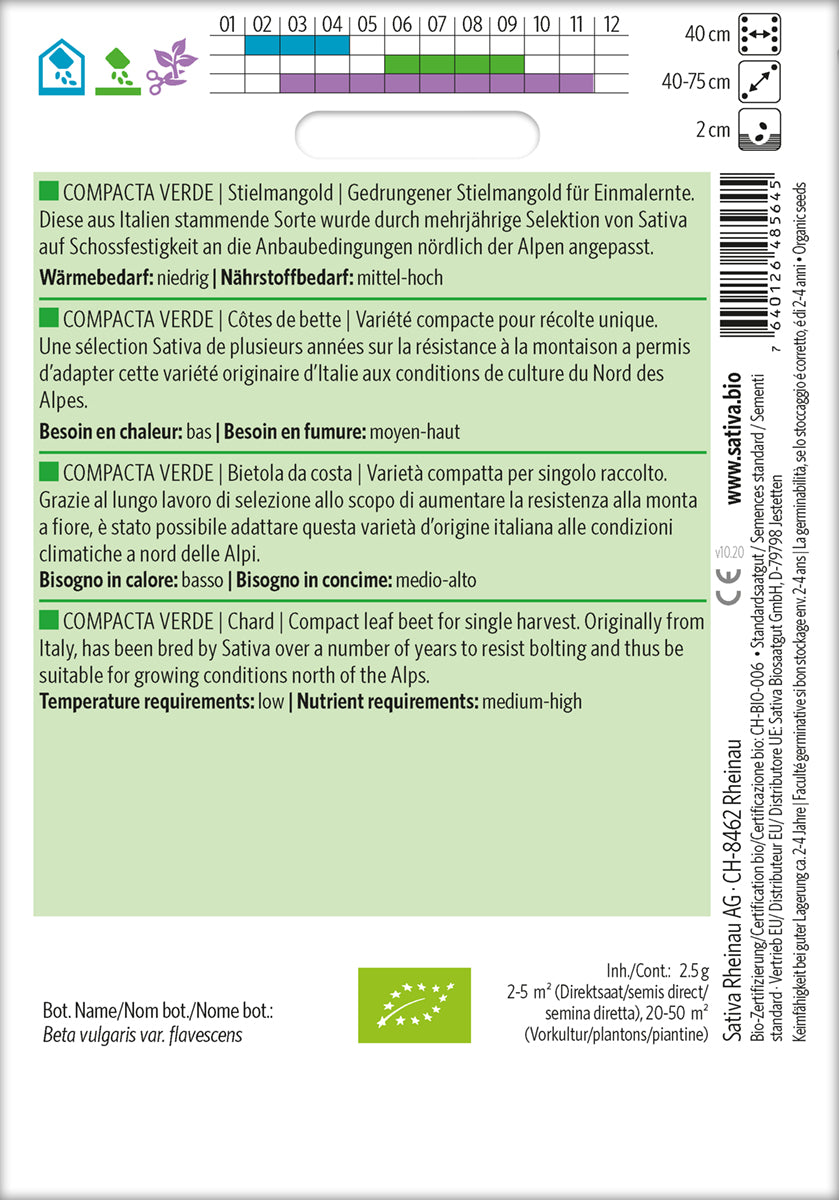 Bladbede - Compacta Verde - ØKO