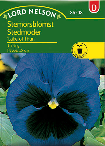Stedmoder, Lake of Thun, marinblå m. øje