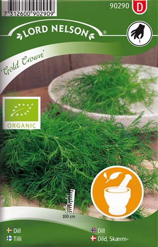 Dild, Blad-, Gold Crown, Organic