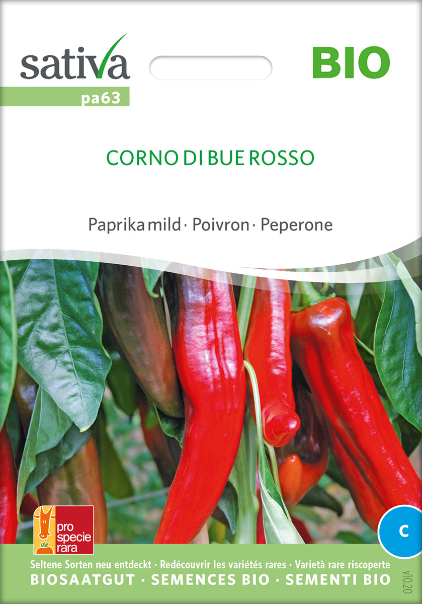 Peperfrugt - Corno Di Bue Rosso - ØKO