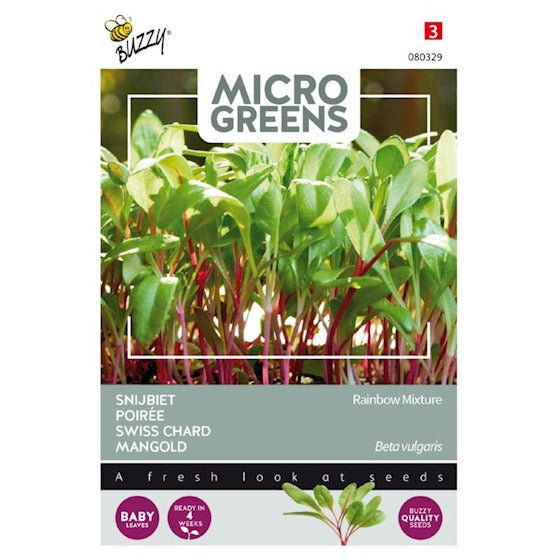 Micro Greens - Bladbede - Rainbow