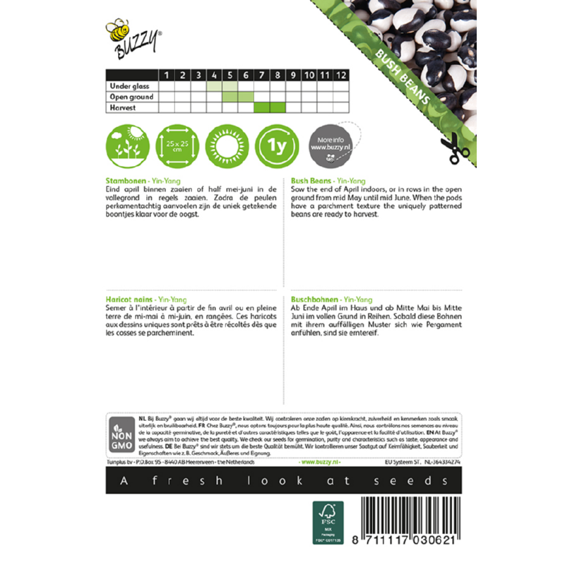 Yin-Yang Bønne - Phaseolus vulgaris